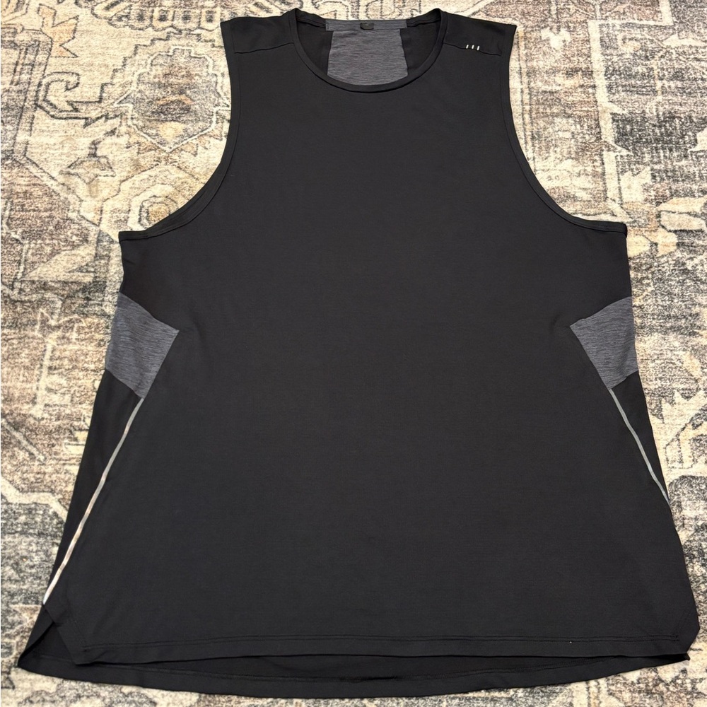 Lululemon Men's Black Tank Top Size Large (No tag, See‎ Measurements)